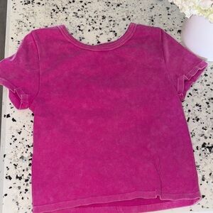 Vibrant Pink Women's Crop Top